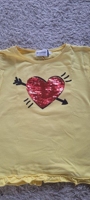 T-shirt amarelo 8 anos