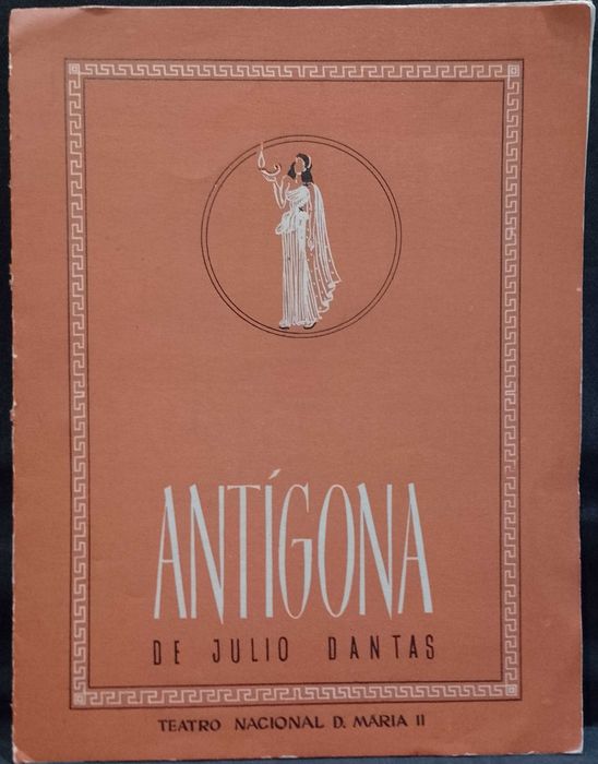 Programa "Antígona" Amelia Rey Colaço e Robles Monteiro 1946