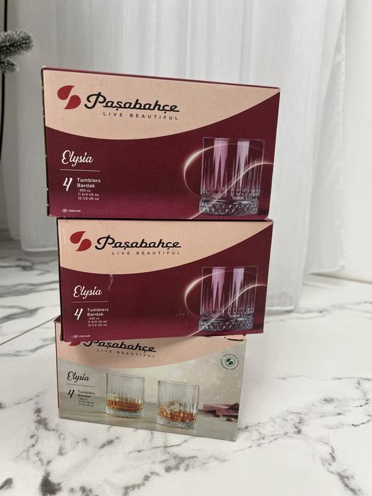 Склянки для віскі Pasabahce Elysia 355 мл 12 шт