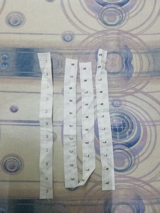 Conjunto de 7m de Elástico e tecidos