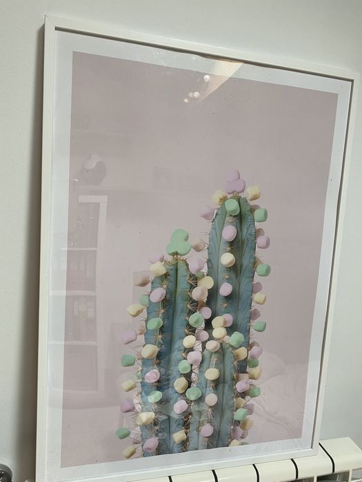 Poster / quadro com moldura branca