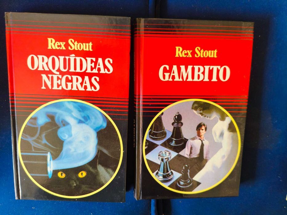 Lote 2 Livros Rex Stout - Nero Wolfe (Capa Dura)