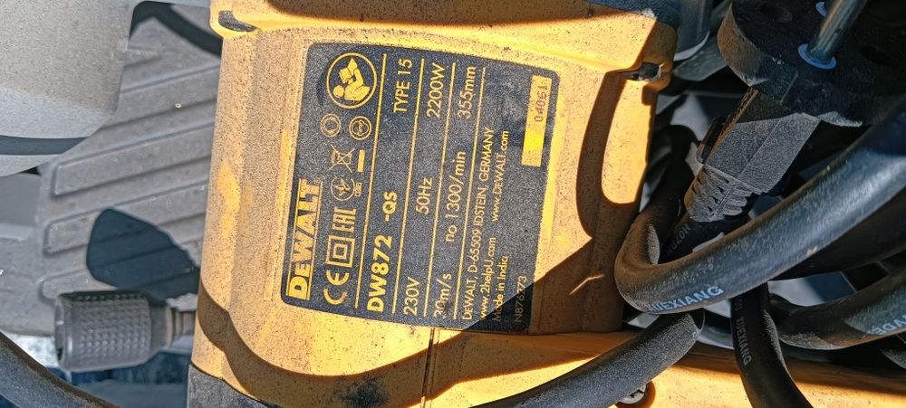 DeWalt ukośnica widia metal