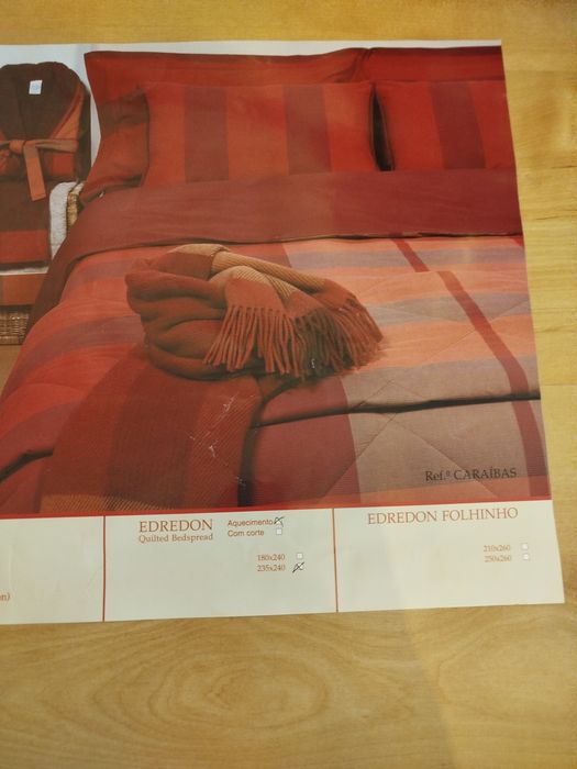 Conjunto edredão, lençóis e toalhas Piubelle