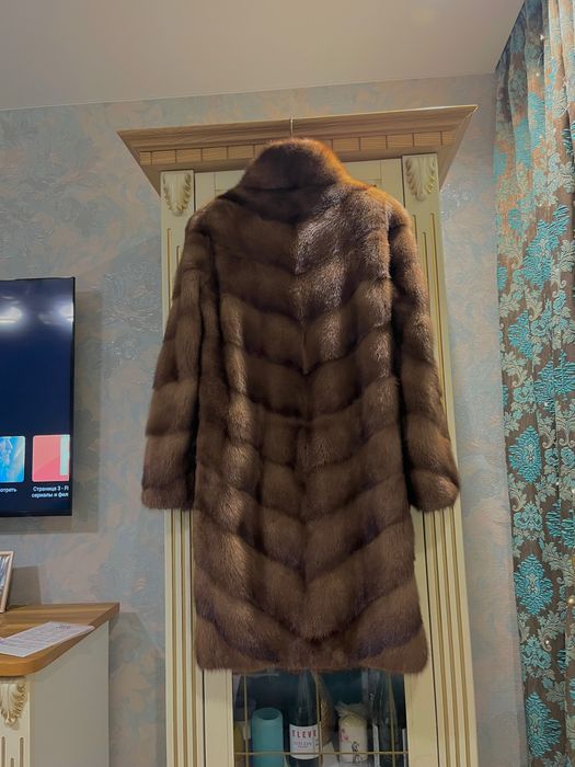 Греция! Самая трендовая норковая шуба! Диагональная раскладка!