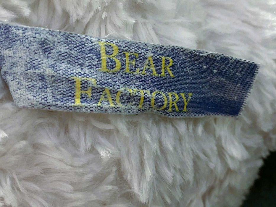 Іграшка м’яка фірмова білий Ведмідь рибалка Bear factory