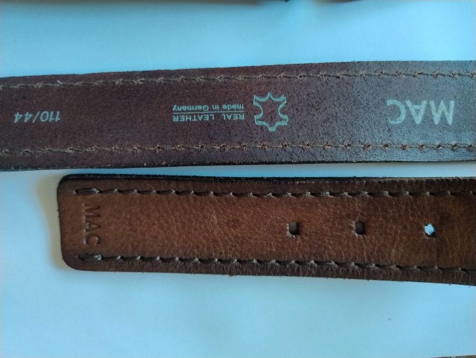 Ремінь  шкіряний  МАК