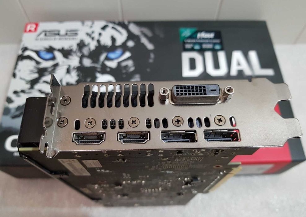 Топовая Asus Dual RX 580-8 Gb Gaming OC Магазин CompiC