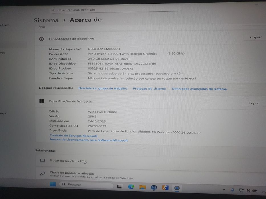 Portátil Lenovo LEGION 5 RTX 3060