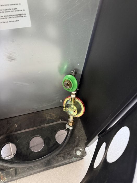 Aquecedor a gas com botija