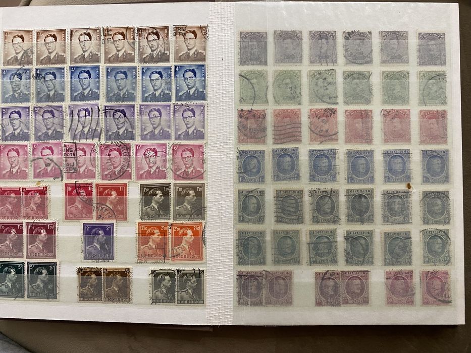 Марки бельгія альбом