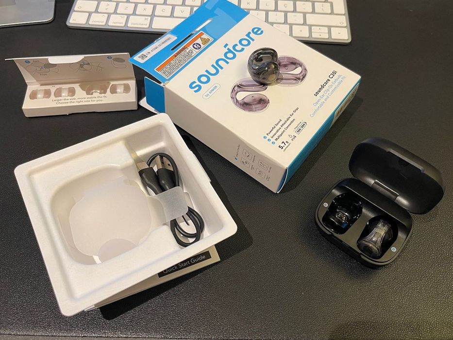 Soundcore C30i Auriculares sem fios abertos Bluetooth Clip