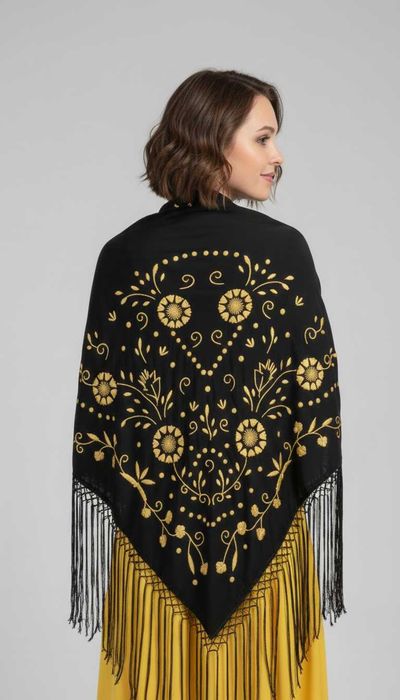 Xailes Bordados à Mão - Genuínos