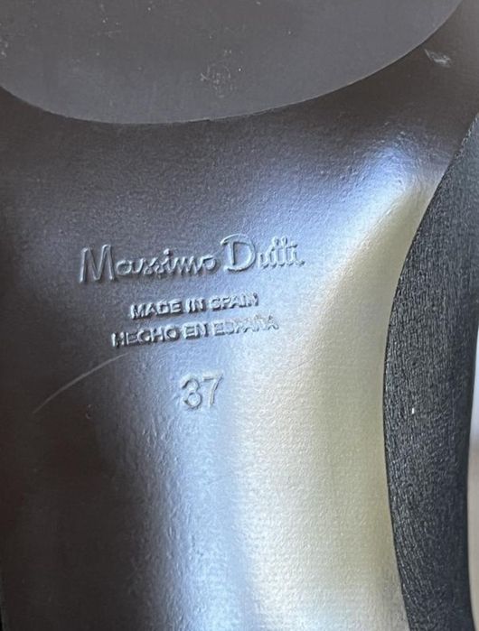 Чоботи сапожки шкіряні massimo dutti оригінал