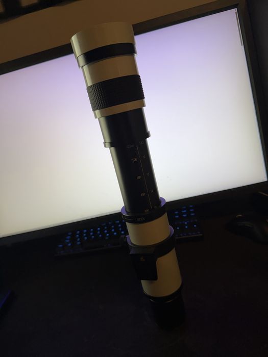 Lente teleobjetiva manual 420–800mm