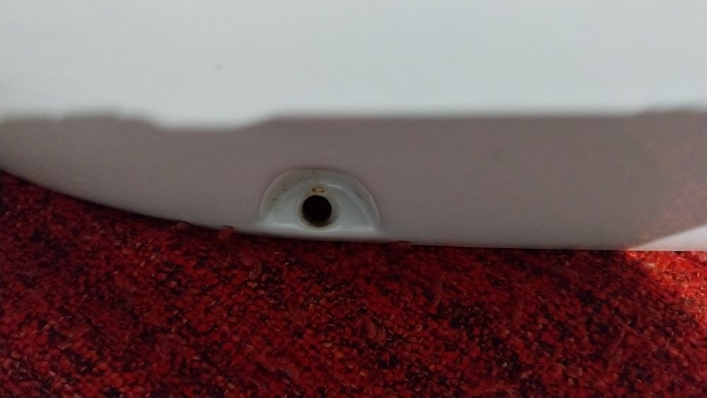 Saboneteira antiga 54x13cm + buchas e parafusos