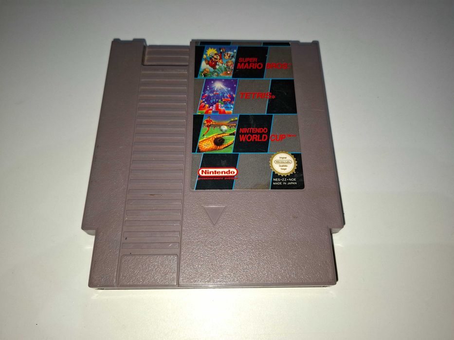 Tetris + Super Mario Bros. + World Cup [Sam cart] Nintendo NES
