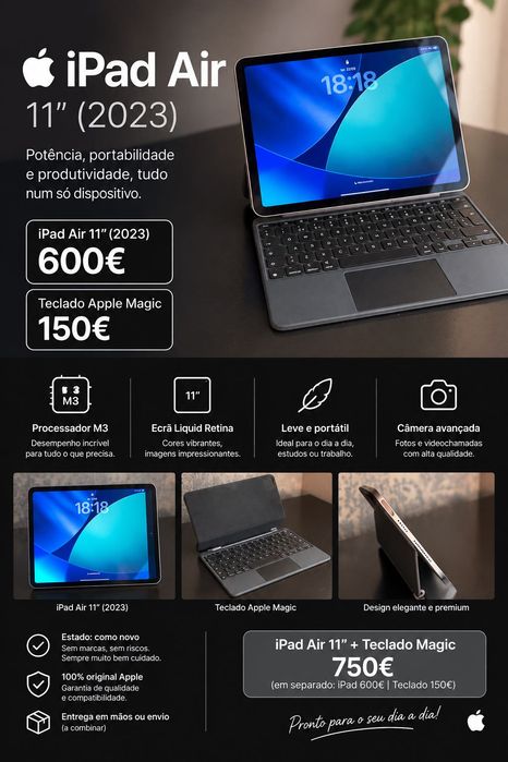 Aipad Air-11 2026 11’’ + Teclado Magic Apple