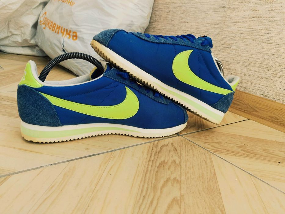 Nike Classic Cortez Nylon Varsity Royal Volt - 44-