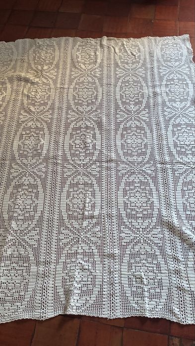 Colcha crochet cama solteiro