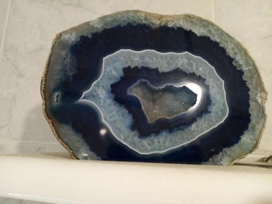 Pedra decoração tipo gruta de Ágata