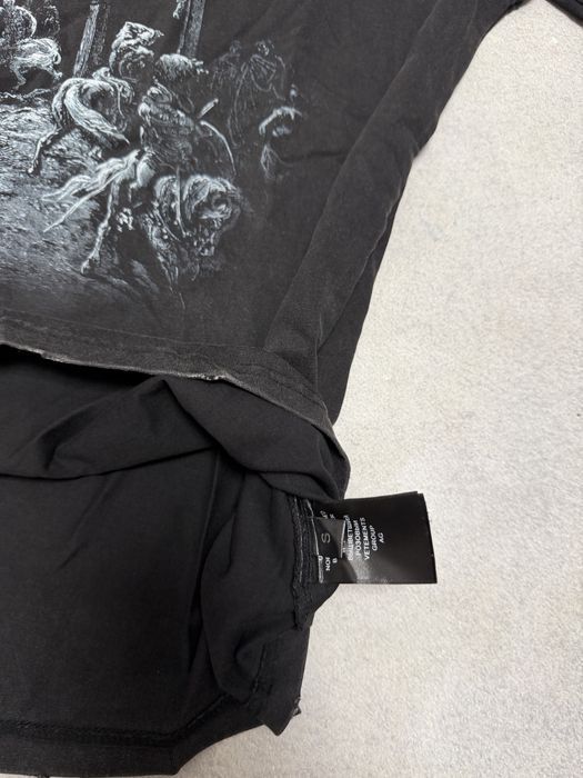 футболка Vetements cross 2026 tee S M L balenciaga rick owens project gr acne studios