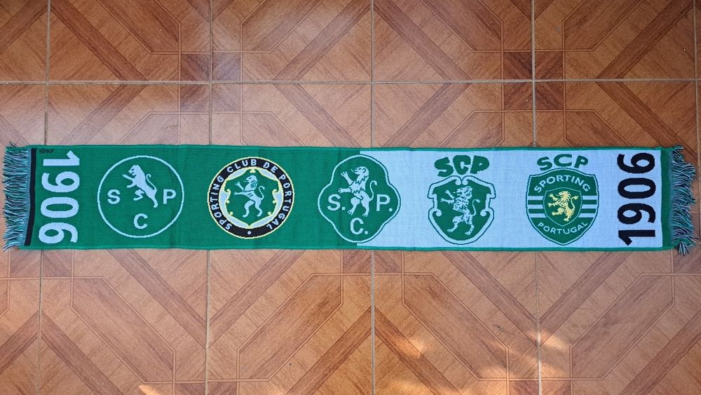 Cachecol do Sporting Clube de Portugal - Evolução do Emblema