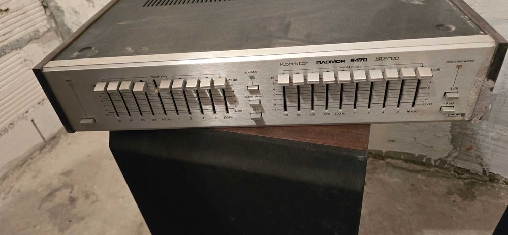 Korektor UNITRA RADMOR 5470 Srebrny Stereo 1 WŁAŚCICIEL