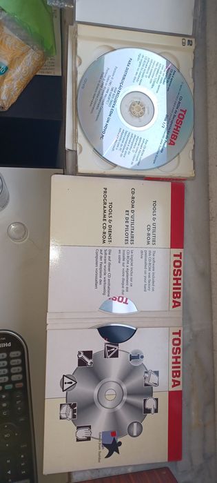 Discos de recuperação de proteis toshiba antigos