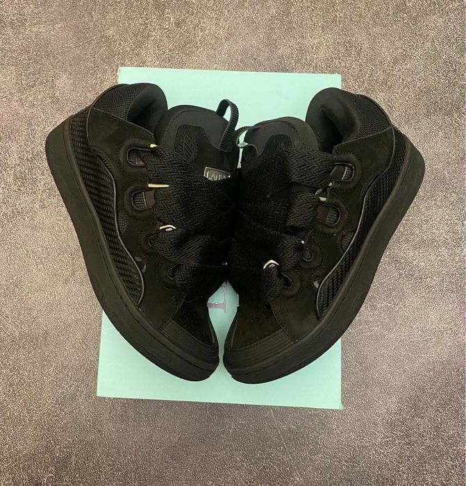 Lanvin Curb Sneakers Black Premium, ланвины, y2k