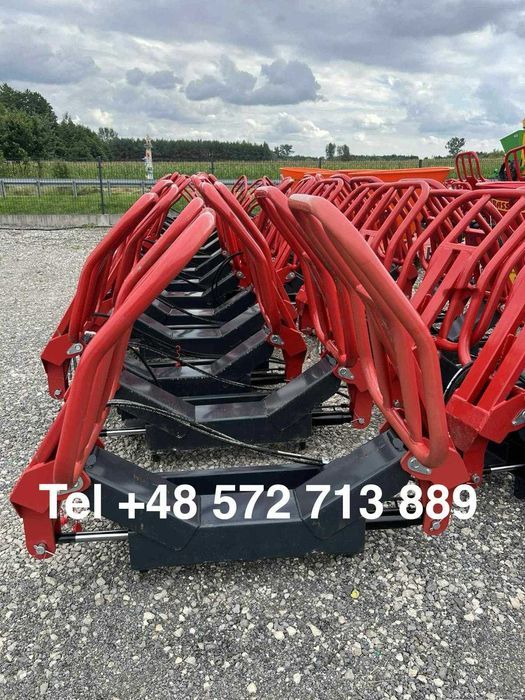 Nowy chwytak do bel do siana kiszonki EURORAMKA SMS nowy transport