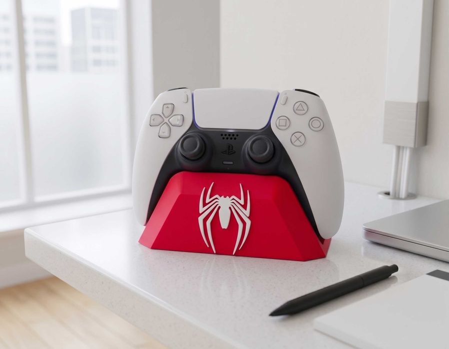 Suporte / Stand de Comando PS5 & Xbox – Vários Temas (GTA, Spider-Man, FC, RDR2)
