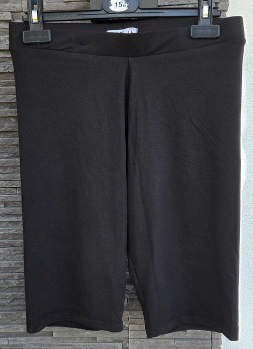 NOWE czarne krótkie legginsy leginsy getry kolarki 40 L Cleve