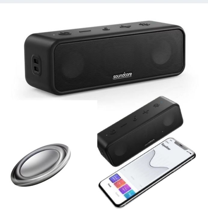 GŁOŚNIK PRZENOŚNY Bluetooth SOUNDCORE 3 Mobilny NA Wyjazd nowy