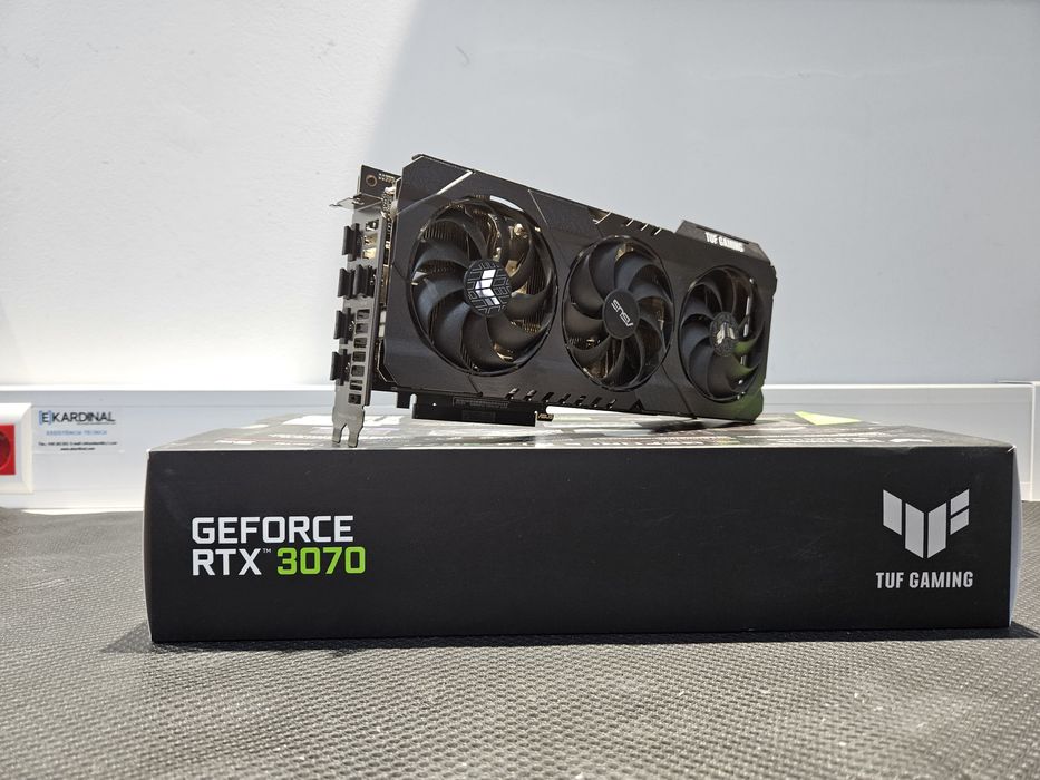 Asus RTX 3070 TUF Gaming OC 8GB como nova