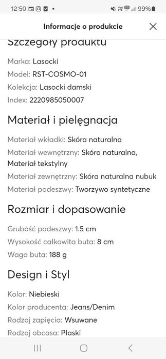 Buty baleriny Lasocki 37