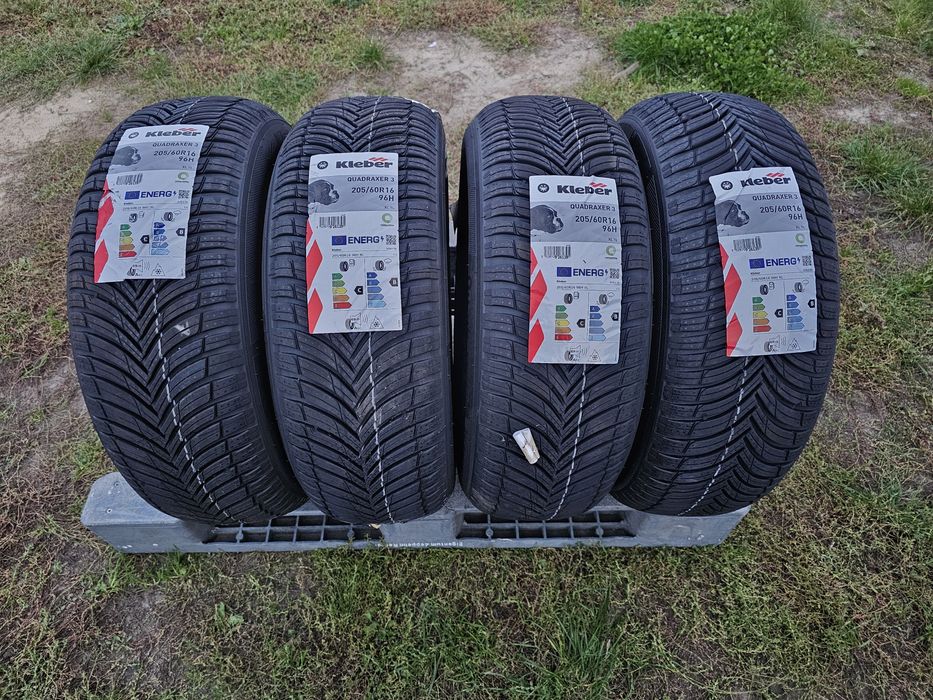 4x NOWE opony całoroczne 205 60 r16 96H XL Kleber Quadraxer 3  2026rok