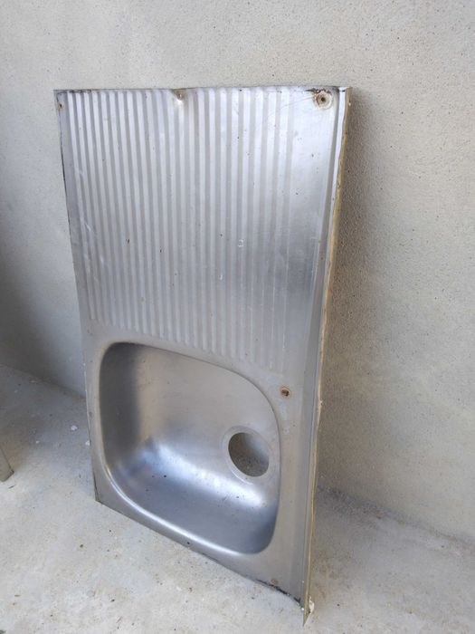 Lava louças - 1 cuba inox cinza