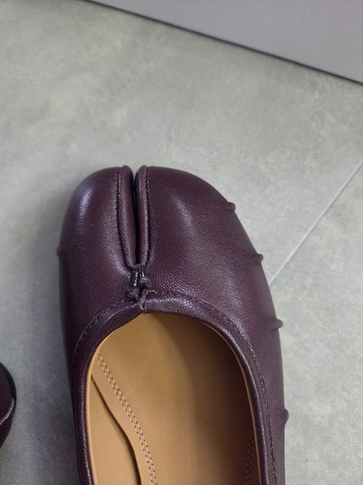 Maison margiela tabi baleriny damskie skórzane