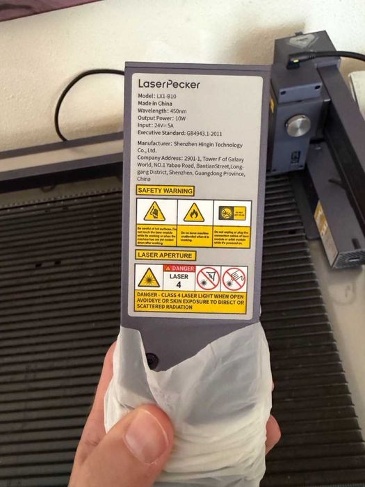 Máquina de Corte e Gravação LaserPecker + Módulos 10W e 20W