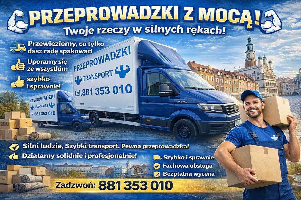 Transport Przeprowadzki Darmowa Wycena Utylizacija Mebli Taxi Bagażow