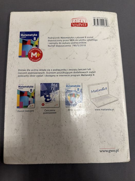 Matematyka 8 zeszyt ćwiczeń