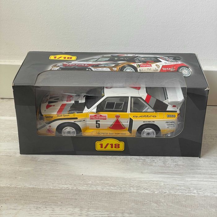 AUDI QUATTRO SPORT S1 Vencedor Rally Sanremo 1985 1:18 W. Rohrl