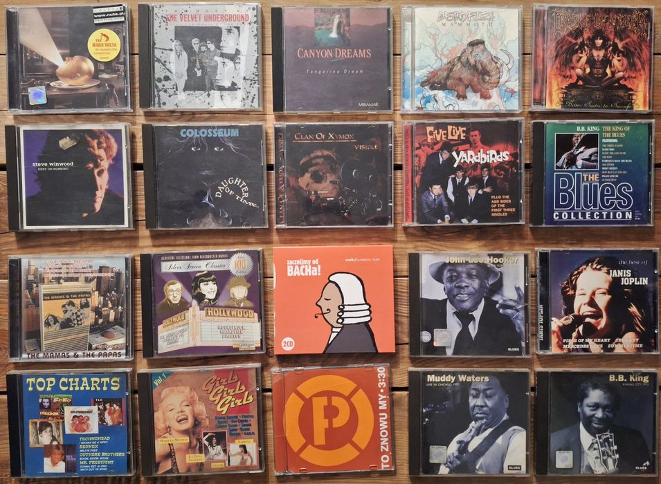 Oryginalne płyty cd, dvd, blue ray