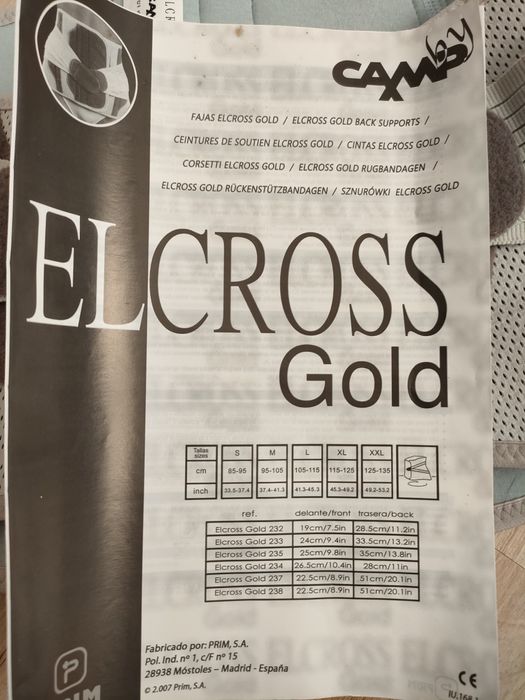 Sznurówka ortopedyczna krzyżowa ELCross