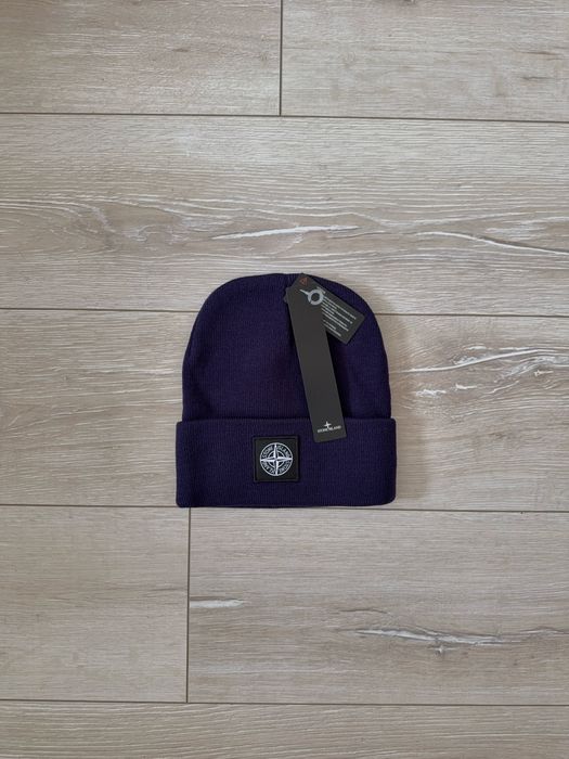 Шапка стон айленд / шапка Stone Island чорна