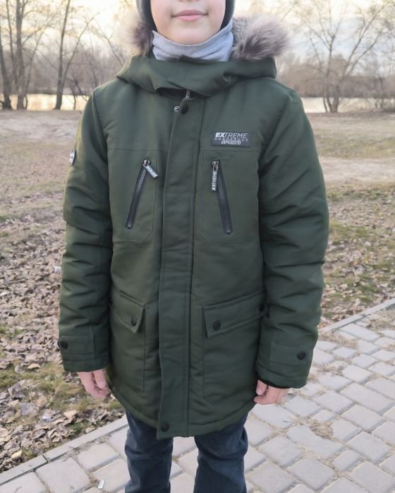 Зимняя куртка для мальчика 146-152 рост