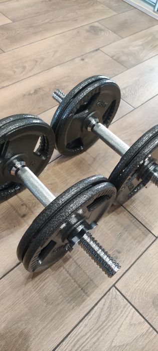 Hantle Żeliwne 2 x 12.5 kg nowe