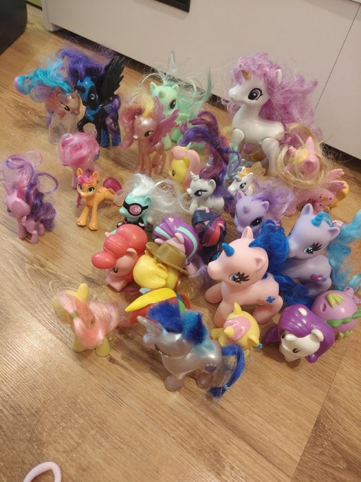 Różne kucyki pony, koniki