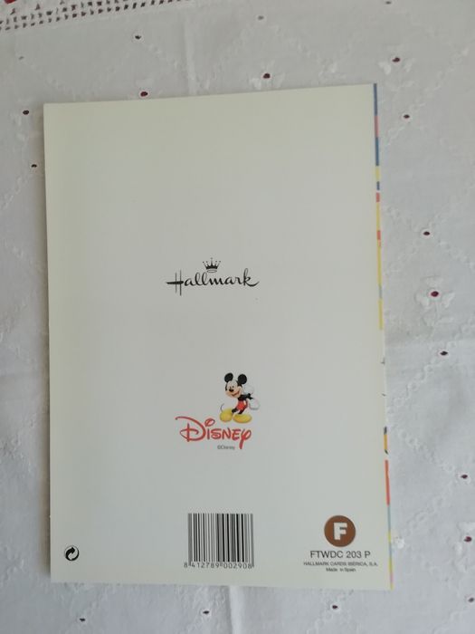 Postal Hallmark - Disney